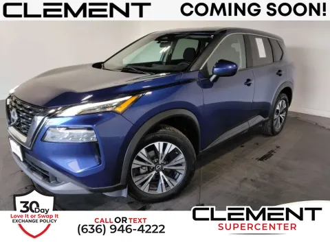 Blue 2023 Nissan Rogue SV for sale in Saint Charles, MO