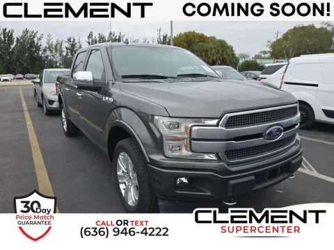 Gray 2018 Ford F-150 Platinum for sale in Saint Charles, MO