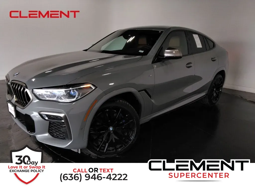 Gray 2022 BMW X6 M50i for sale in Saint Charles, MO
