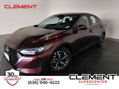 Red 2024 Nissan Sentra SV for sale in Saint Charles, MO