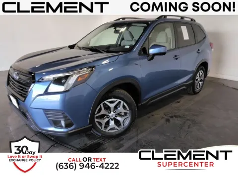 Blue 2023 Subaru Forester Premium for sale in Saint Charles, MO