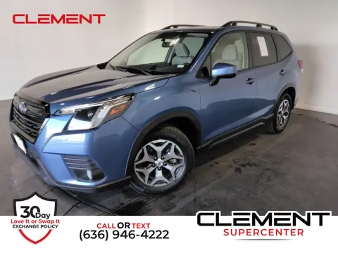 Blue 2023 Subaru Forester Premium for sale in Saint Charles, MO