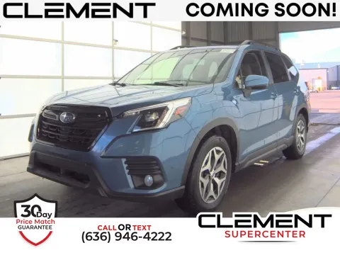 Blue 2023 Subaru Forester Premium for sale in Saint Charles, MO