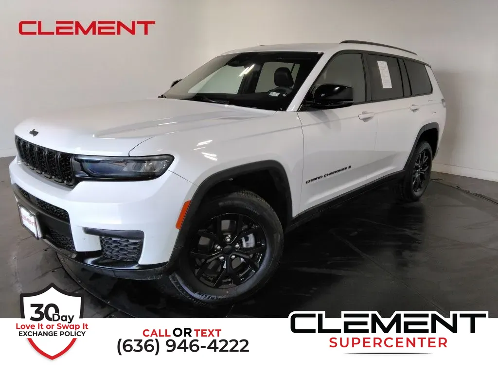 White 2024 Jeep Grand Cherokee L Altitude for sale in Saint Charles, MO