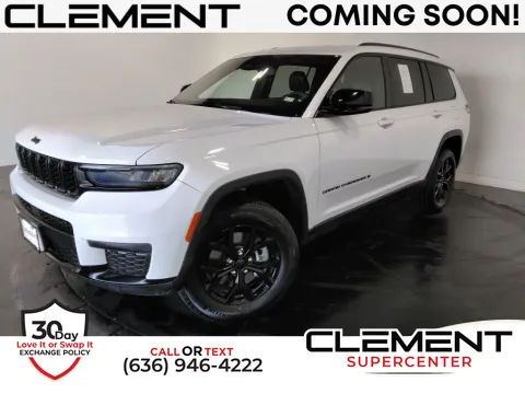 White 2024 Jeep Grand Cherokee L Altitude for sale in Saint Charles, MO