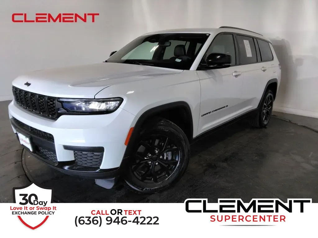 White 2024 Jeep Grand Cherokee L Altitude for sale in Saint Charles, MO