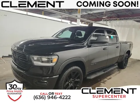 Black 2022 Ram 1500 Laramie for sale in Saint Charles, MO