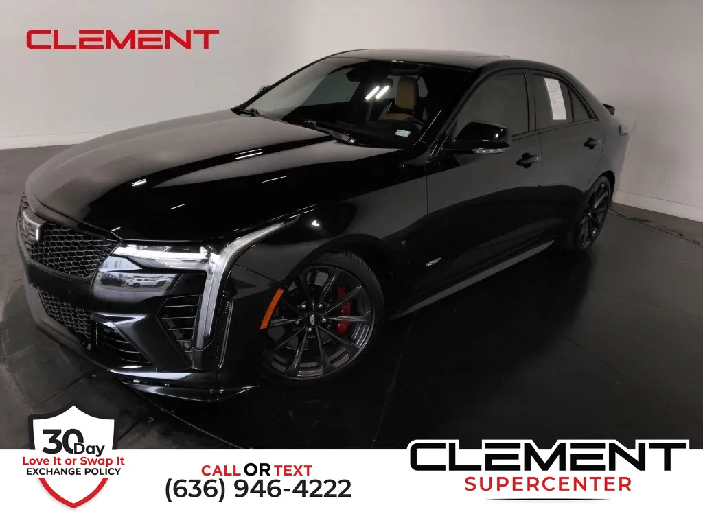 Black 2023 Cadillac CT4 V-Series for sale in Saint Charles, MO