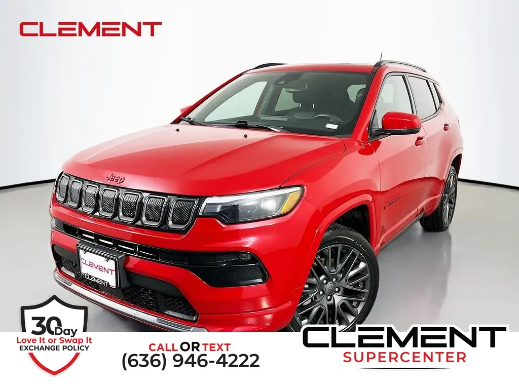 Red 2022 Jeep Compass Limited for sale in Saint Charles, MO