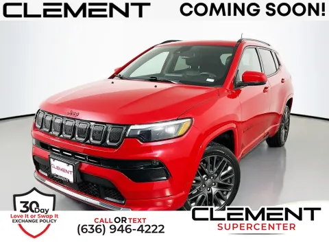 Red 2022 Jeep Compass Limited for sale in Saint Charles, MO