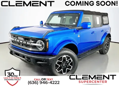 Blue 2021 Ford Bronco Outer Banks for sale in Saint Charles, MO