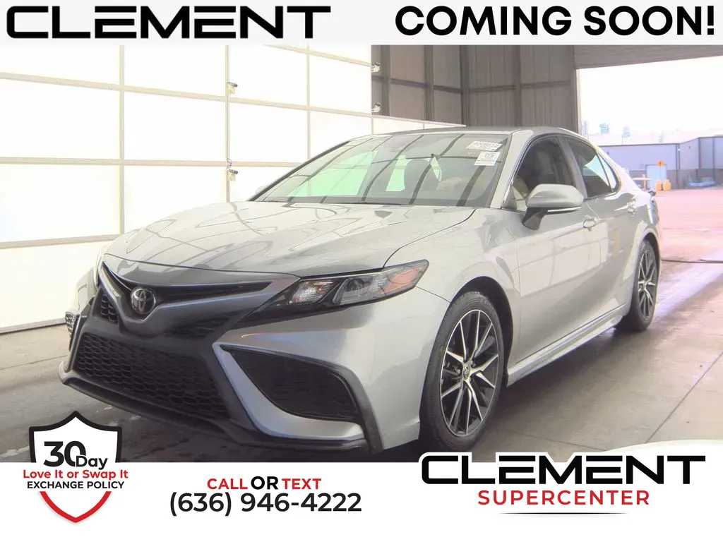 Silver 2022 Toyota Camry SE Nightshade for sale in Saint Charles, MO