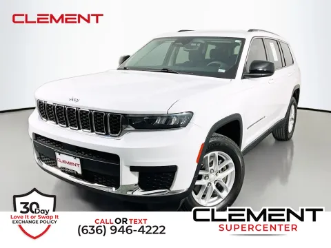 White 2023 Jeep Grand Cherokee L Laredo for sale in Saint Charles, MO