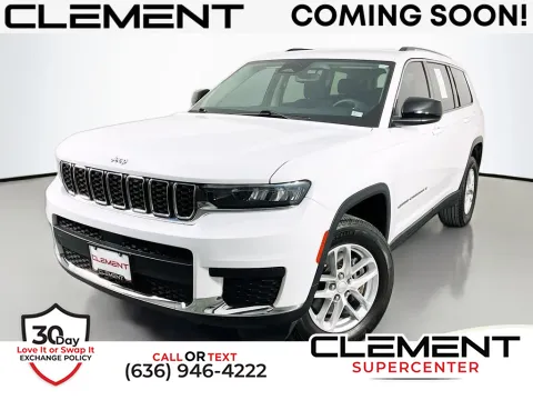 White 2023 Jeep Grand Cherokee L Laredo for sale in Saint Charles, MO