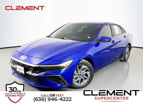 Blue 2024 Hyundai Elantra SEL for sale in Saint Charles, MO