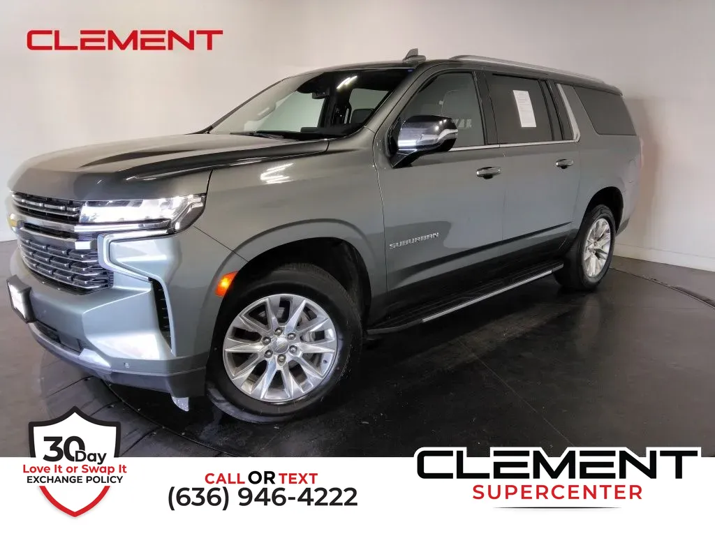 Silver 2023 Chevrolet Suburban Premier for sale in Saint Charles, MO