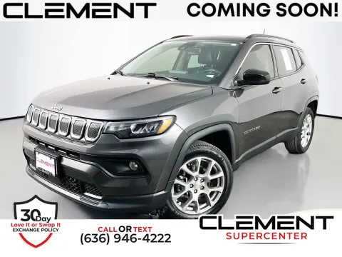 Gray 2022 Jeep Compass Latitude Lux for sale in Saint Charles, MO