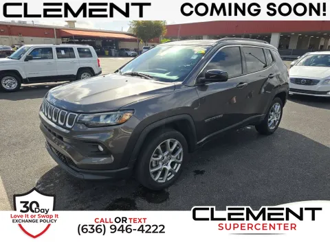 Gray 2022 Jeep Compass Latitude Lux for sale in Saint Charles, MO
