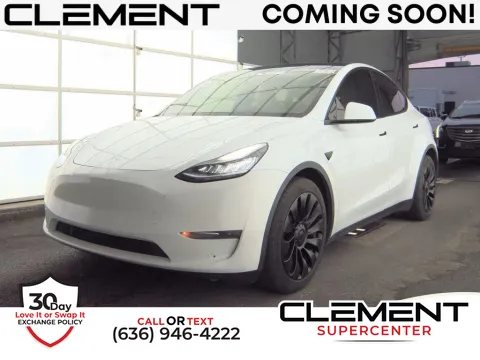 White 2021 Tesla Model Y Long Range for sale in Saint Charles, MO
