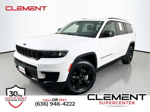 White 2023 Jeep Grand Cherokee L Altitude for sale in Saint Charles, MO