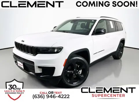 White 2023 Jeep Grand Cherokee L Altitude for sale in Saint Charles, MO