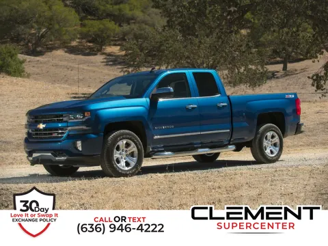 Silver 2018 Chevrolet Silverado 1500 LTZ for sale in Saint Charles, MO