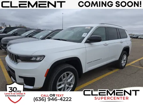 White 2023 Jeep Grand Cherokee L Laredo for sale in Saint Charles, MO