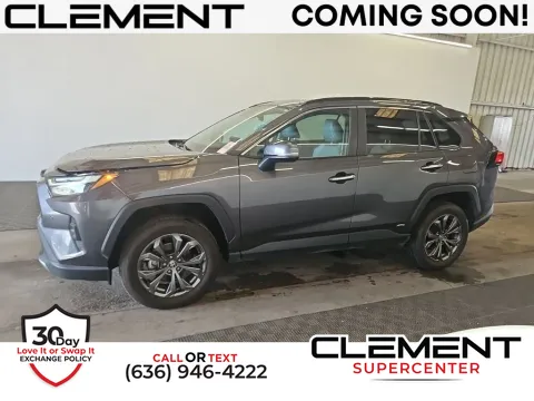 Gray 2022 Toyota RAV4 Hybrid Limited for sale in Saint Charles, MO