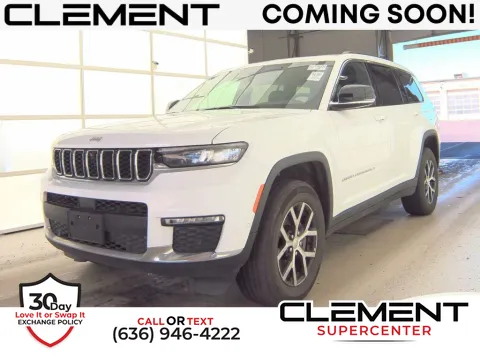 White 2024 Jeep Grand Cherokee L Limited for sale in Saint Charles, MO