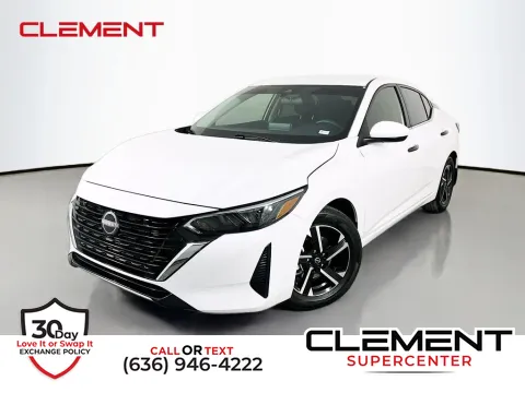 White 2025 Nissan Sentra SV for sale in Saint Charles, MO