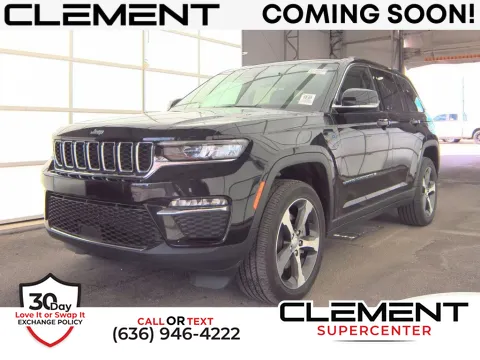 Black 2022 Jeep Grand Cherokee 4xe for sale in Saint Charles, MO