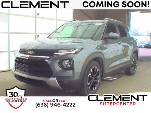 Gray 2022 Chevrolet TrailBlazer LT for sale in Saint Charles, MO