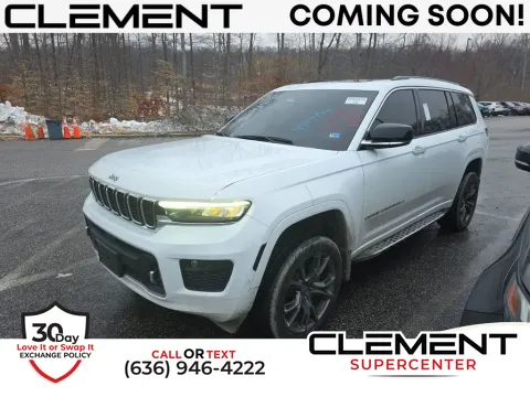 White 2023 Jeep Grand Cherokee L Overland for sale in Saint Charles, MO
