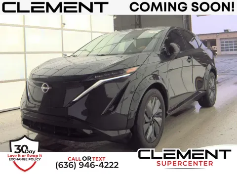 Black 2025 Nissan Ariya EVOLVE+ e-4ORCE for sale in Saint Charles, MO