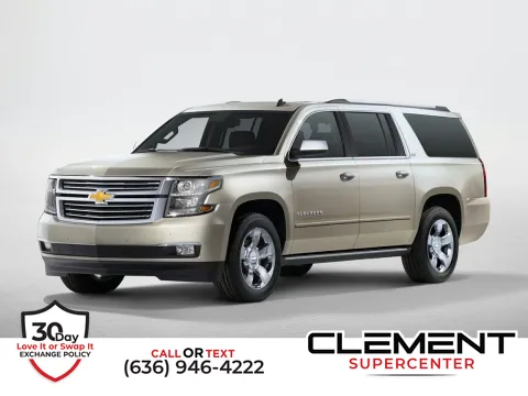 Silver 2015 Chevrolet Suburban LTZ for sale in Saint Charles, MO
