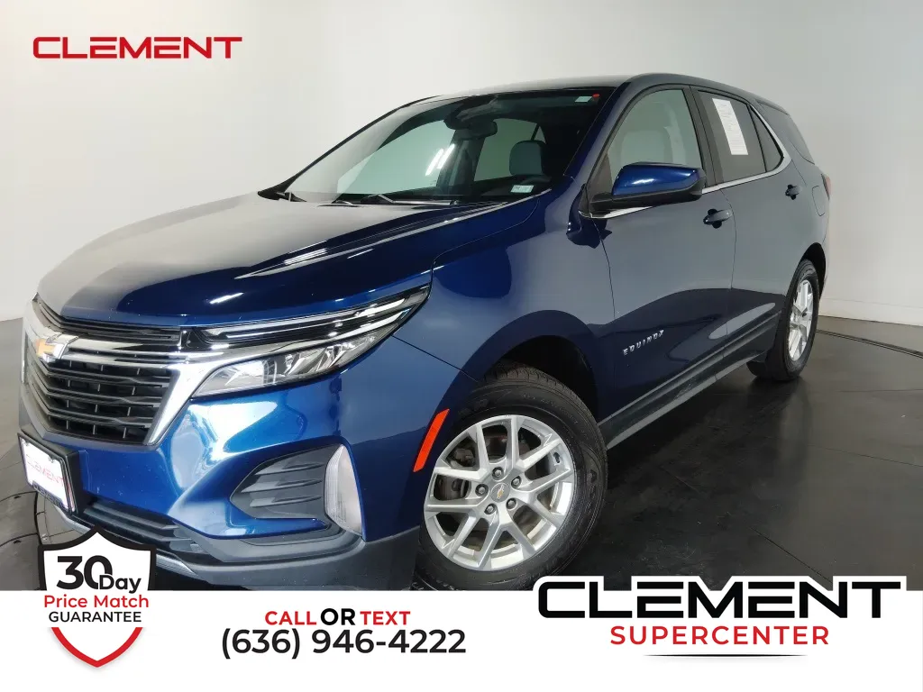 Blue 2022 Chevrolet Equinox LT for sale in Saint Charles, MO