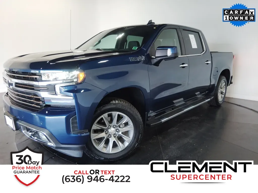 Blue 2022 Chevrolet Silverado 1500 LTD High Country for sale in Saint Charles, MO