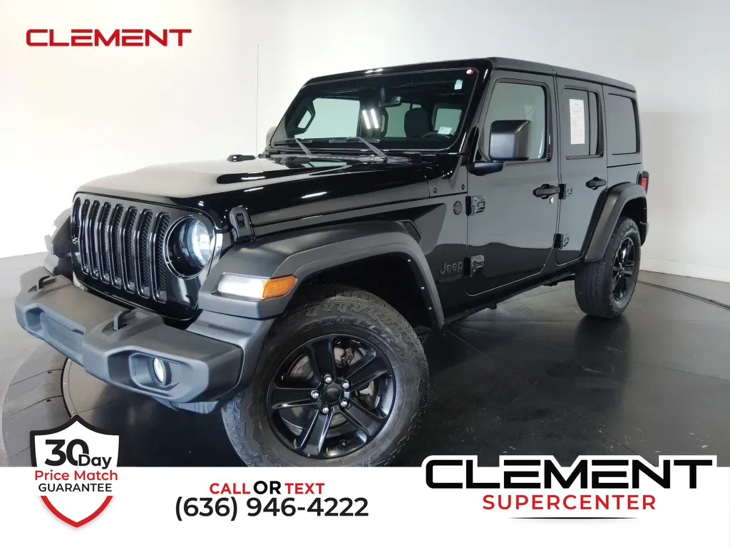 Black 2021 Jeep Wrangler Unlimited Sport Altitude for sale in Saint Charles, MO