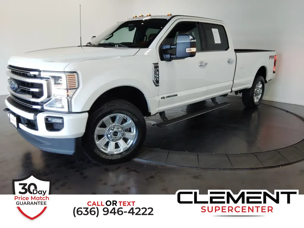 White 2022 Ford F-350SD Platinum for sale in Saint Charles, MO