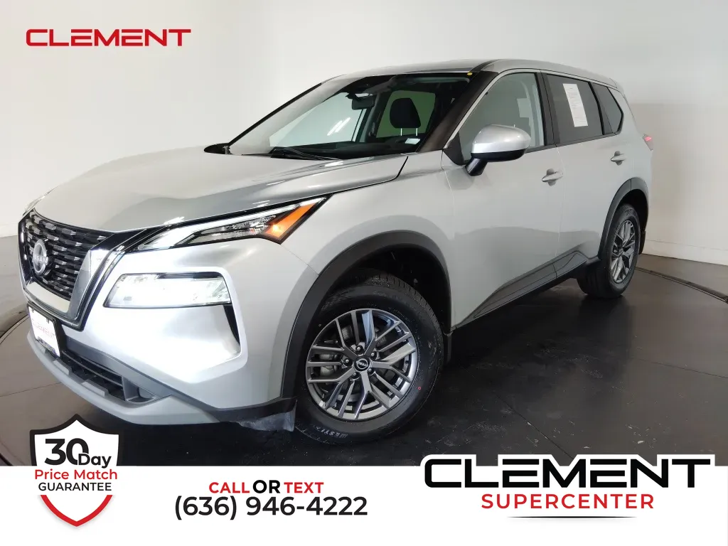 Silver 2023 Nissan Rogue SV for sale in Saint Charles, MO