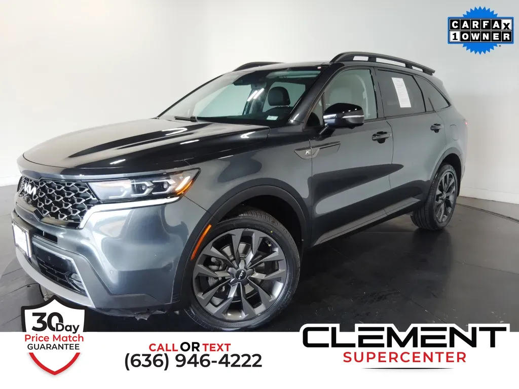 Gray 2022 Kia Sorento X-Line SX Prestige for sale in Saint Charles, MO
