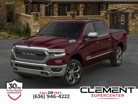 Red 2022 Ram 1500 Laramie Longhorn for sale in Saint Charles, MO