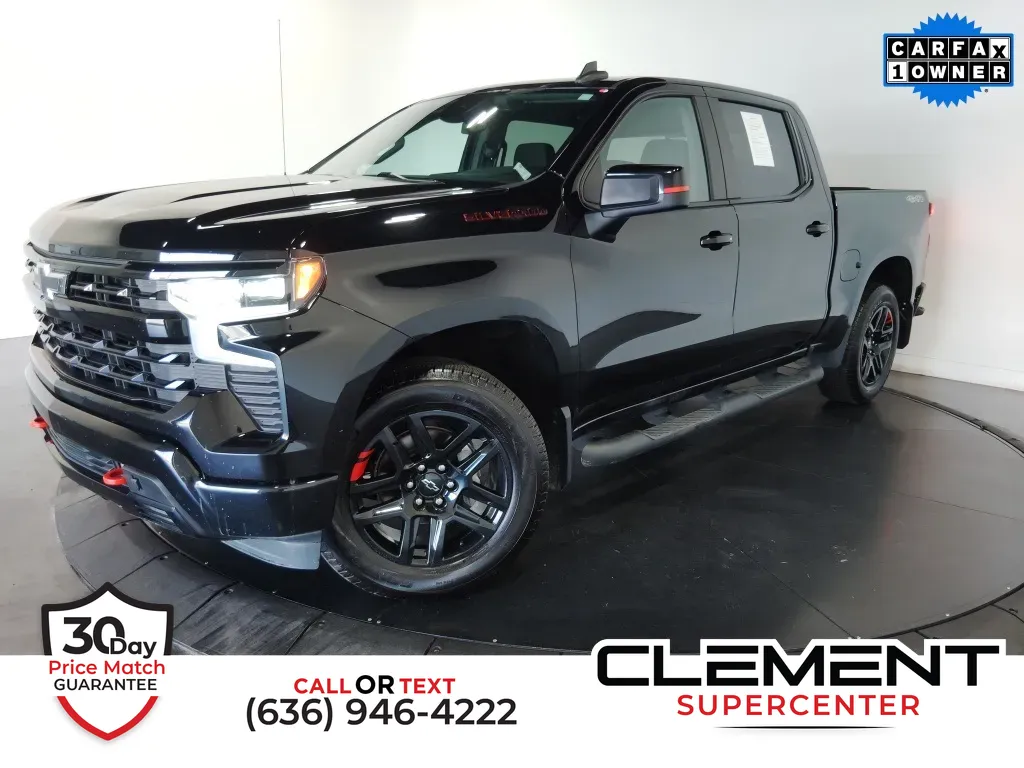 Black 2023 Chevrolet Silverado 1500 RST for sale in Saint Charles, MO