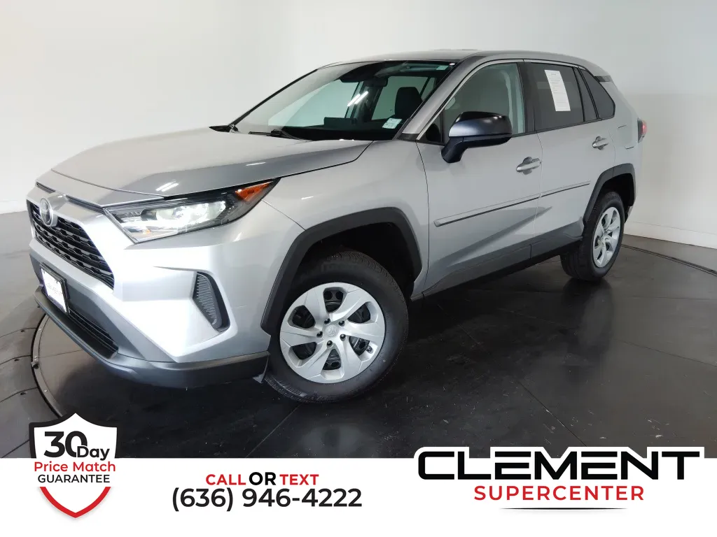 Silver 2022 Toyota RAV4 LE for sale in Saint Charles, MO