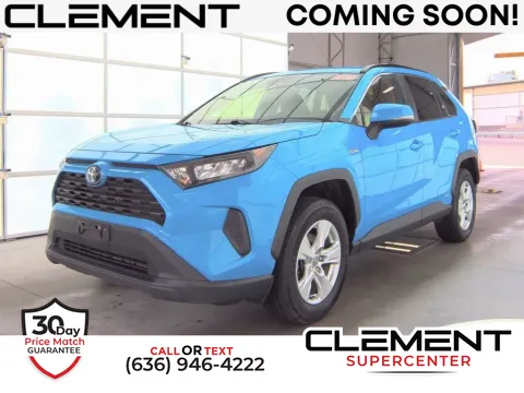 Blue 2020 Toyota RAV4 Hybrid LE for sale in Saint Charles, MO