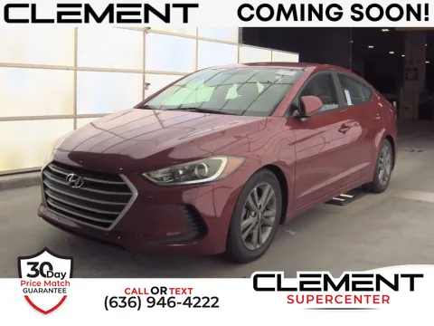 Red 2018 Hyundai Elantra SEL for sale in Saint Charles, MO