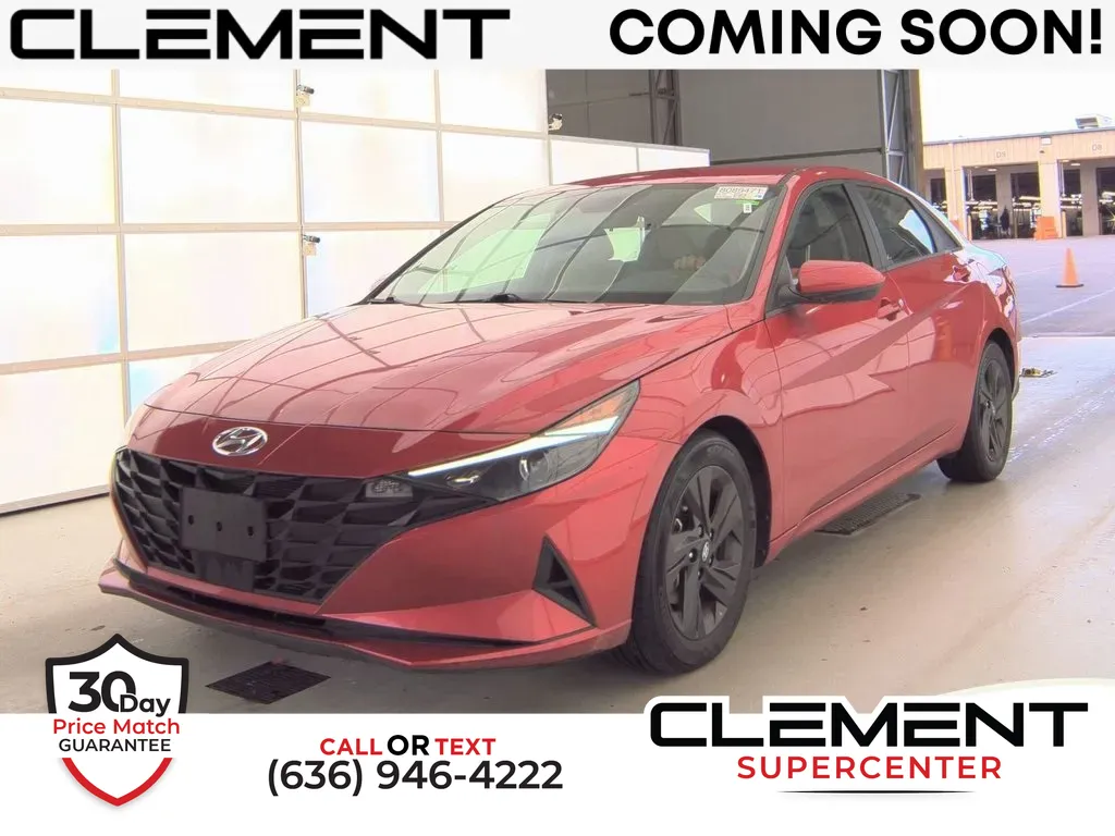 Red 2021 Hyundai Elantra SEL for sale in Saint Charles, MO