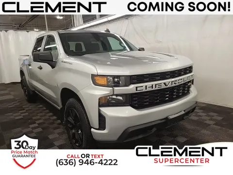 Silver 2021 Chevrolet Silverado 1500 Custom for sale in Saint Charles, MO