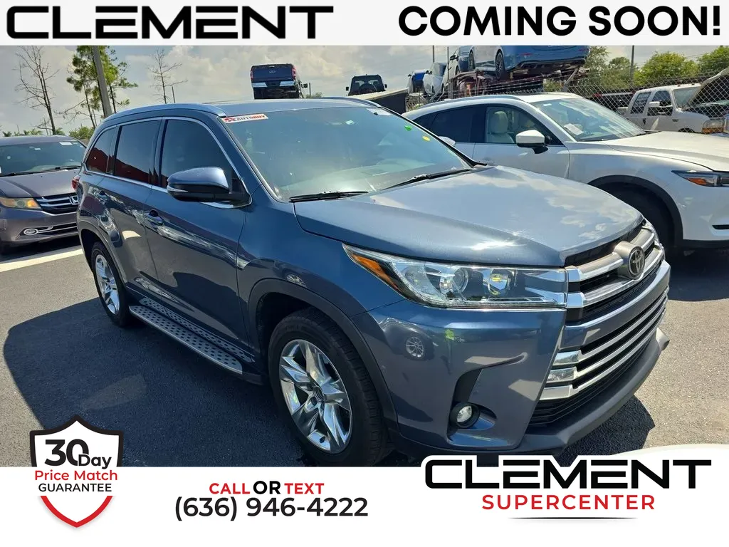 Blue 2019 Toyota Highlander Limited for sale in Saint Charles, MO