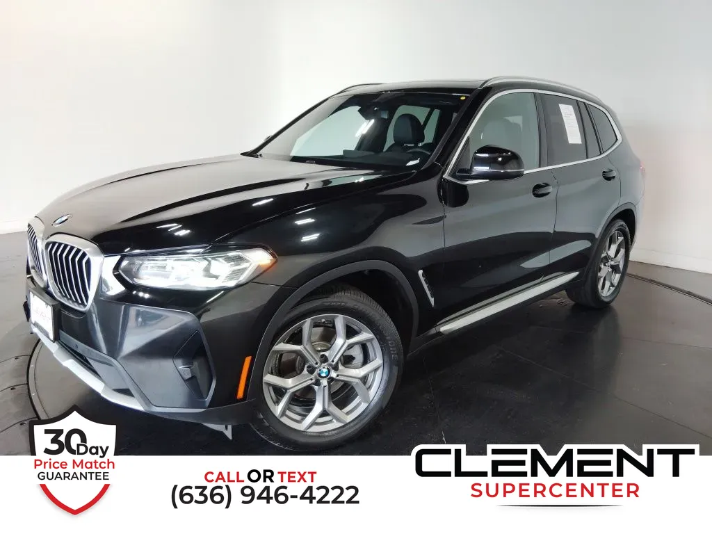 Black 2022 BMW X3 xDrive30i for sale in Saint Charles, MO
